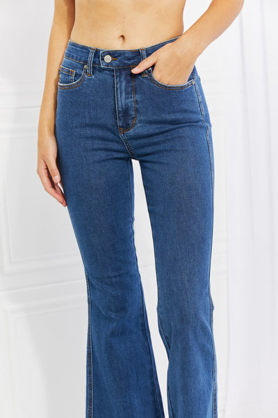 Judy Blue Ava Cool Denim Tummy Control Flare