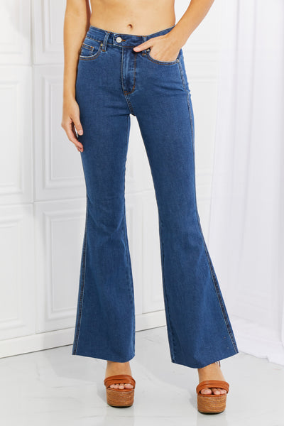 Judy Blue Ava Cool Denim Tummy Control Flare