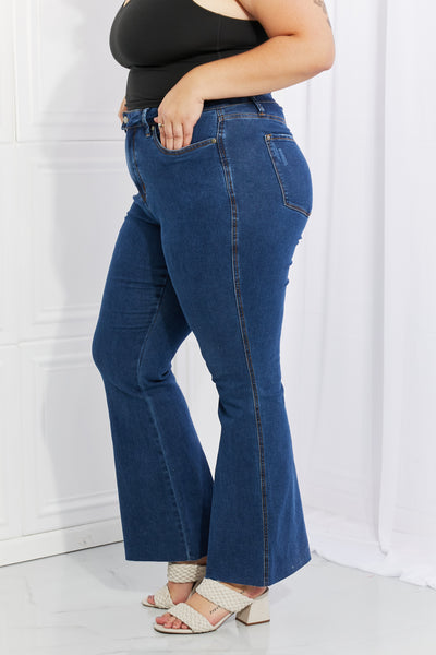 Judy Blue Ava Cool Denim Tummy Control Flare